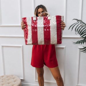 BOLSO TOTE ROJO