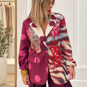 CHAQUETA ESTAMPADA LEOPARDO